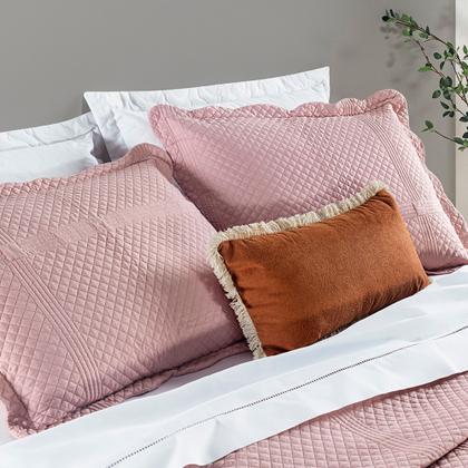 Imagem de COLCHA CHESS SOLTEIRO 2 PEÇAS Micropercal 200 FIOS ACOMPANHA BAG