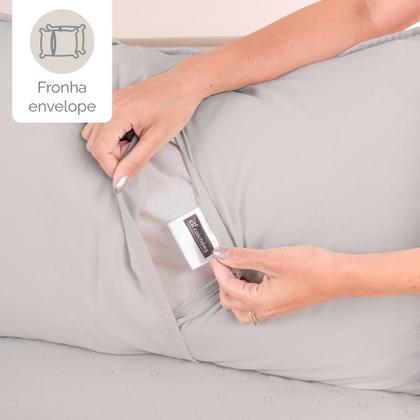 Imagem de Colcha Cobre Leito Casal kit 3 peças Dupla Face Micro Percal Macio Ultrassônico - BF Colchões