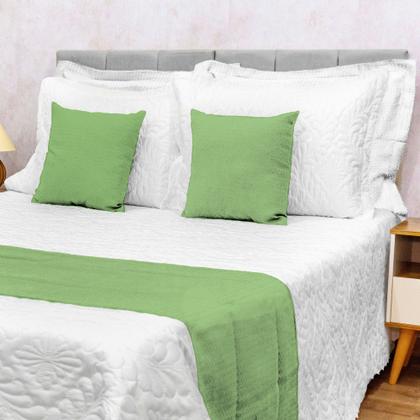 Imagem de Colcha Cobre Leito King Size 3 Pçs Piquet Favinho