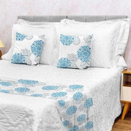 Imagem de Colcha Cobre Leito King Size 3 Pçs Piquet Favinho