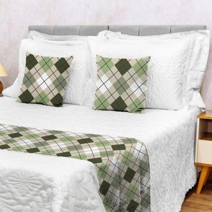 Imagem de Colcha Cobre Leito King Size 3 Pçs Piquet Favinho