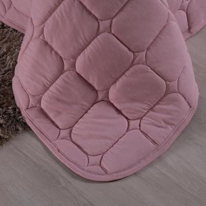 Imagem de Colcha Cobre Leito Malha 100% Algodão Dupla Face Matelado