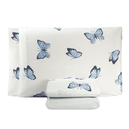 Imagem de Colcha Cobre Leito Queen + Lençol Kit 7 Peças Algodão Misto