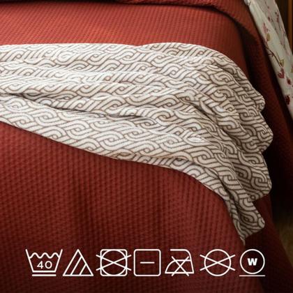 Imagem de Colcha Cobre Leito Solteiro 1,6 X 2,3 m C/ Porta Travesseiro Microfibra Camesa