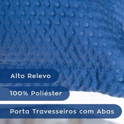 Imagem de Colcha Cobre Leito Solteiro 1,6 X 2,3 m C/ Porta Travesseiro Microfibra Camesa