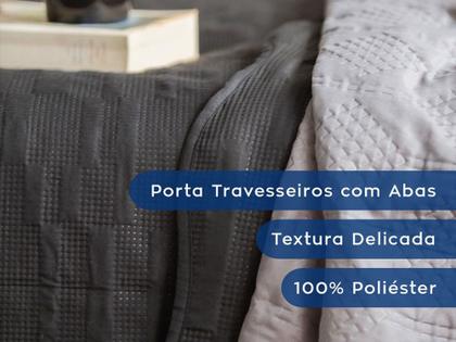 Imagem de Colcha Cobre Leito Solteiro 1,6 X 2,3 m C/ Porta Travesseiro Microfibra Camesa