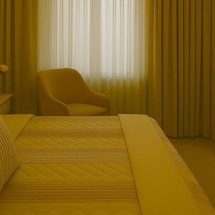 Imagem de Colcha Cobre Leito Solteiro 200 Fios 2 Peças Com Porta travesseiro Matelado Premium Luxo