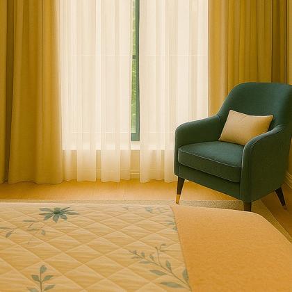 Imagem de Colcha Cobre Leito Solteiro 200 Fios 2 Peças Com Porta travesseiro Matelado Premium Luxo