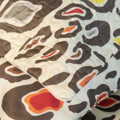 Imagem de Colcha Cobre Leito Solteiro Estampado 180 fios 2 peças