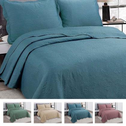 Imagem de Colcha Cobre Leito Solteiro Roupa De Cama Dupla Face Kit 2