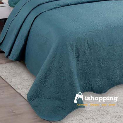 Imagem de Colcha Cobre Leito Solteiro Roupa De Cama Dupla Face Kit 2