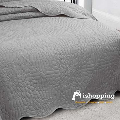 Imagem de Colcha Cobre Leito Solteiro Roupa De Cama Dupla Face Kit 2