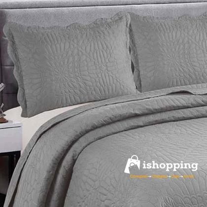 Imagem de Colcha Cobre Leito Solteiro Roupa De Cama Dupla Face Kit 2