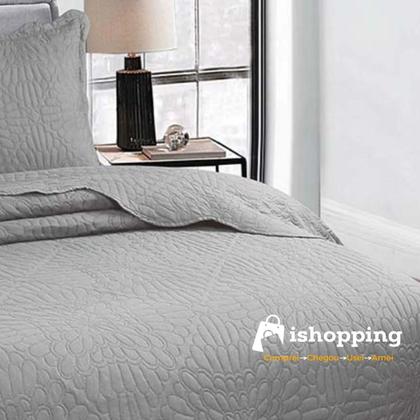 Imagem de Colcha Cobre Leito Solteiro Roupa De Cama Dupla Face Kit 2