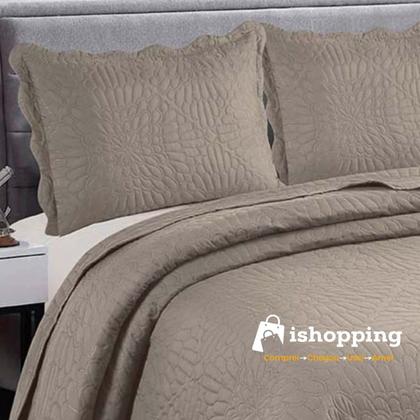 Imagem de Colcha Cobre Leito Solteiro Roupa De Cama Dupla Face Kit 2