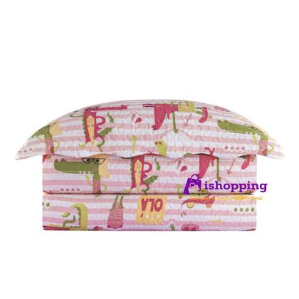 Imagem de Colcha Cobre Leito Solteiro Roupa De Cama Dupla Face Kit 2