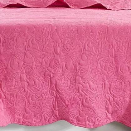 Imagem de Colcha Cobre Leito Solteiro Roupa De Cama Dupla Face Kit 2