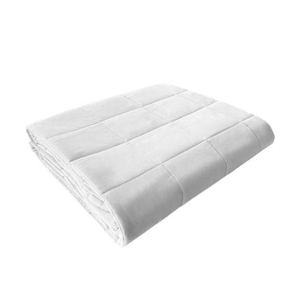 Imagem de Colcha Cobreleito Mini Cama 100% Algodão Malha Branca Arrumadinho Enxovais