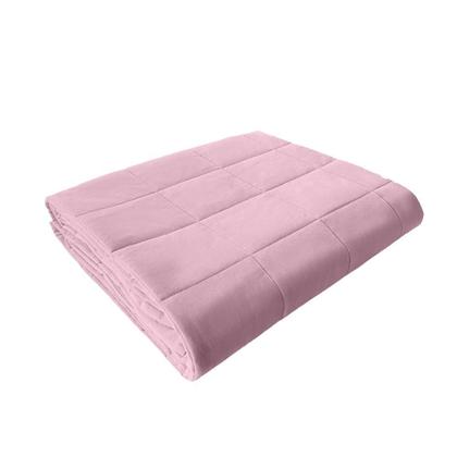 Imagem de Colcha Cobreleito Mini Cama 100% Algodão Malha Rosa Arrumadinho Enxovais