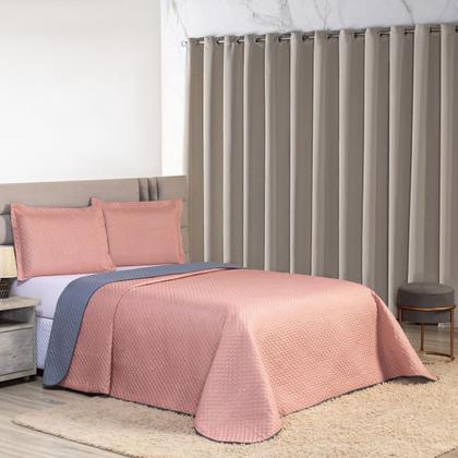 Imagem de Colcha Dupla Face Requinte Aconchego Toque Macio