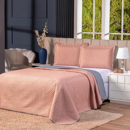 Imagem de Colcha Dupla Face Requinte Aconchego Toque Macio