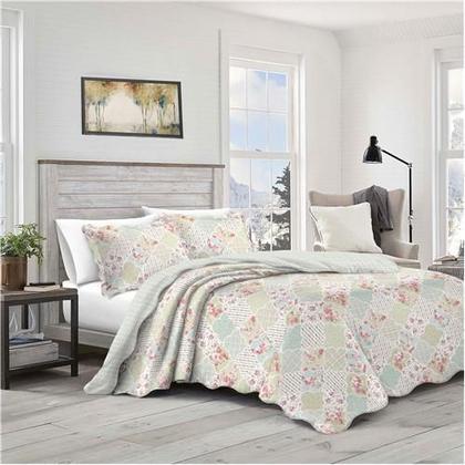 Imagem de Colcha Evolution Patchwork Casal Verano.