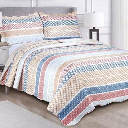 Imagem de COLCHA EVOLUTION PATCHWORK KING 260x280 ALIBI CAMESA