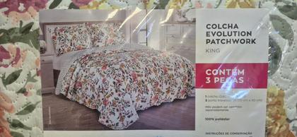 Imagem de Colcha evolution patchwork king