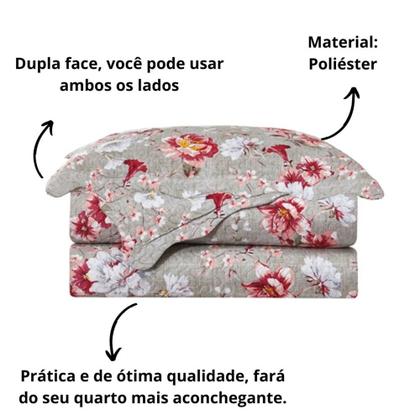 Imagem de Colcha Evolution Patchwork Lian Camesa King