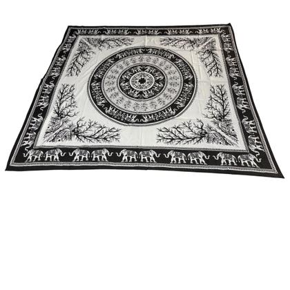 Imagem de Colcha Indiana Mandala Elefantes