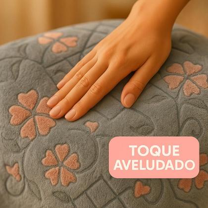 Imagem de Colcha Jolitex Aconchego Design Relevo Toque Aveludado Macio