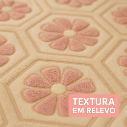 Imagem de Colcha Jolitex Aconchego Design Relevo Toque Aveludado Macio