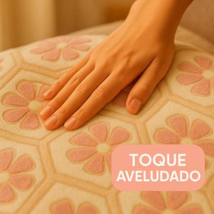 Imagem de Colcha Jolitex Aconchego Design Relevo Toque Aveludado Macio