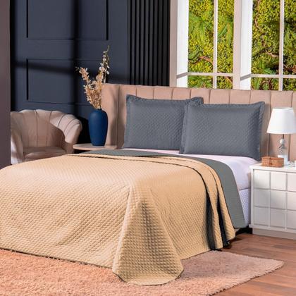 Imagem de Colcha Lisa Soft Requinte Aconchego Toque Macio