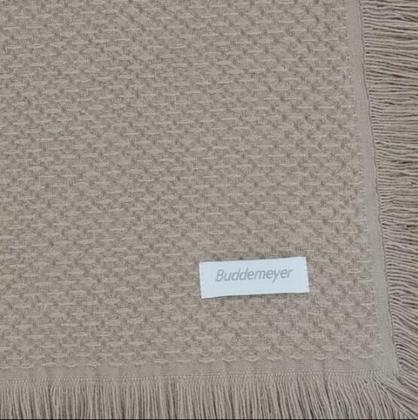 Imagem de Colcha / Manta Solteiro Buddemeyer Jacque 100% Algodão Penteado C/ Franjas