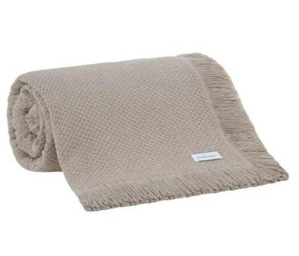 Imagem de Colcha / Manta Solteiro Buddemeyer Jacque 100% Algodão Penteado C/ Franjas