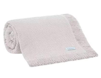 Imagem de Colcha / Manta Solteiro Buddemeyer Jacque 100% Algodão Penteado C/ Franjas