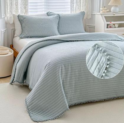 Imagem de Colcha pompom queen