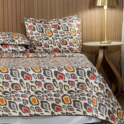 Imagem de Colcha Queen 3 peças Cobre Leito Basic Matelado