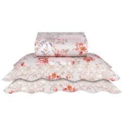 Imagem de Colcha Queen Cobre Leito Patchwork Bouti Sultan Realce Top