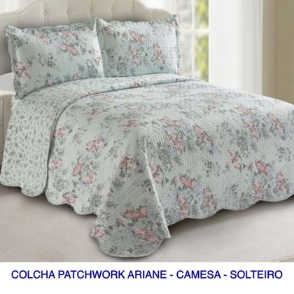 Imagem de Colcha Solteiro Cobre Leito Patchwork