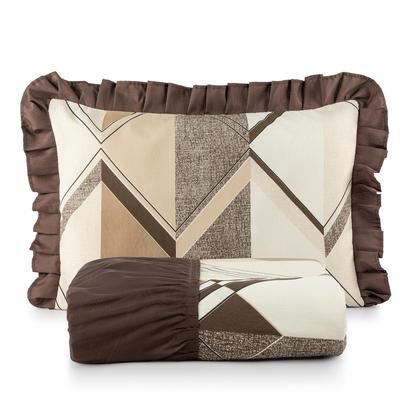 Imagem de Colcha Solteiro Lorena 2 Peças De Tecido estampado Com Babado 2,50m x 1.80m