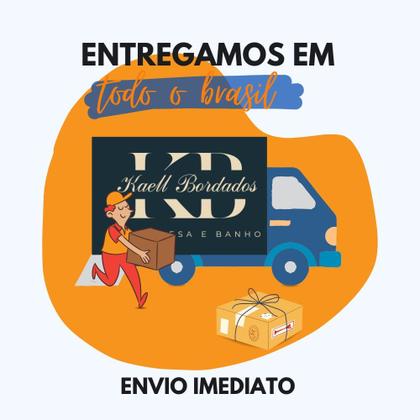 Imagem de Colcha Solteiro Lorena 2 Peças De Tecido estampado Com Babado 2,50m x 1.80m