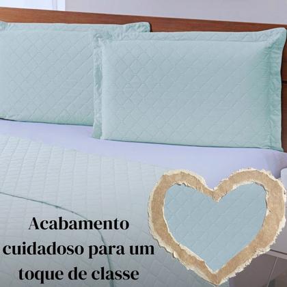 Imagem de Colcha Ultrassonica Basics 2,40 X 2,60 Queen Verde Menta