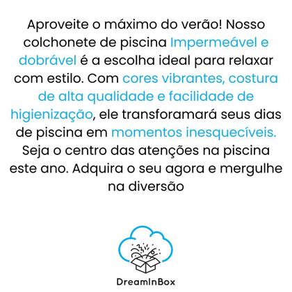 Imagem de Colchão Almofada Espreguiçadeira Dupla-face olho grego