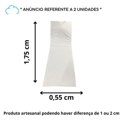 Imagem de Colchão Almofada Espreguiçadeira Piscina Branca Impermeável 2un