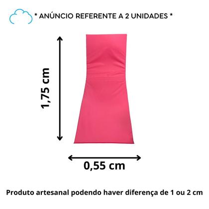 Imagem de Colchão Almofada Espreguiçadeira Piscina Rosa Impermeável 2un