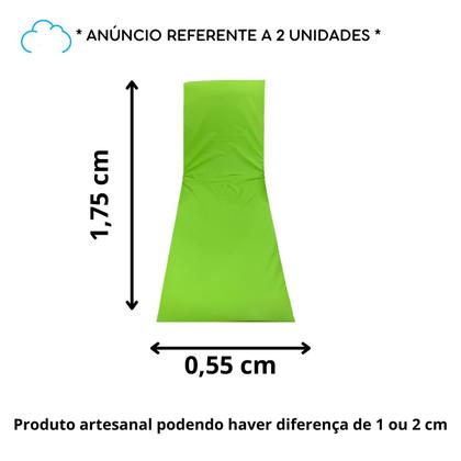 Imagem de Colchão Almofada Espreguiçadeira Piscina Verde Limão Impermeável 2un