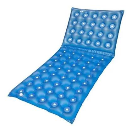 Imagem de Colchão Bed Hospitalar Resistente Articulado Dobrável Azul Dágua Confortavel 