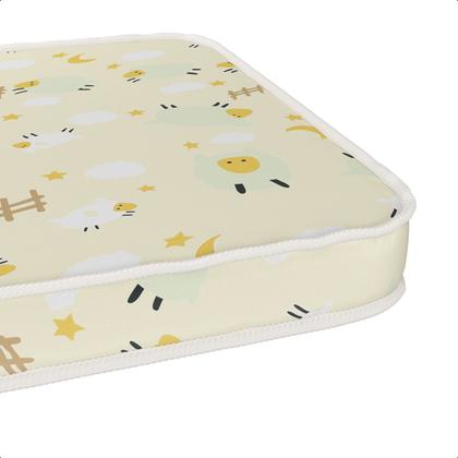 Imagem de Colchão Berço Baby D18 130x70x7 Infantil Antialérgico Certificado Inmetro